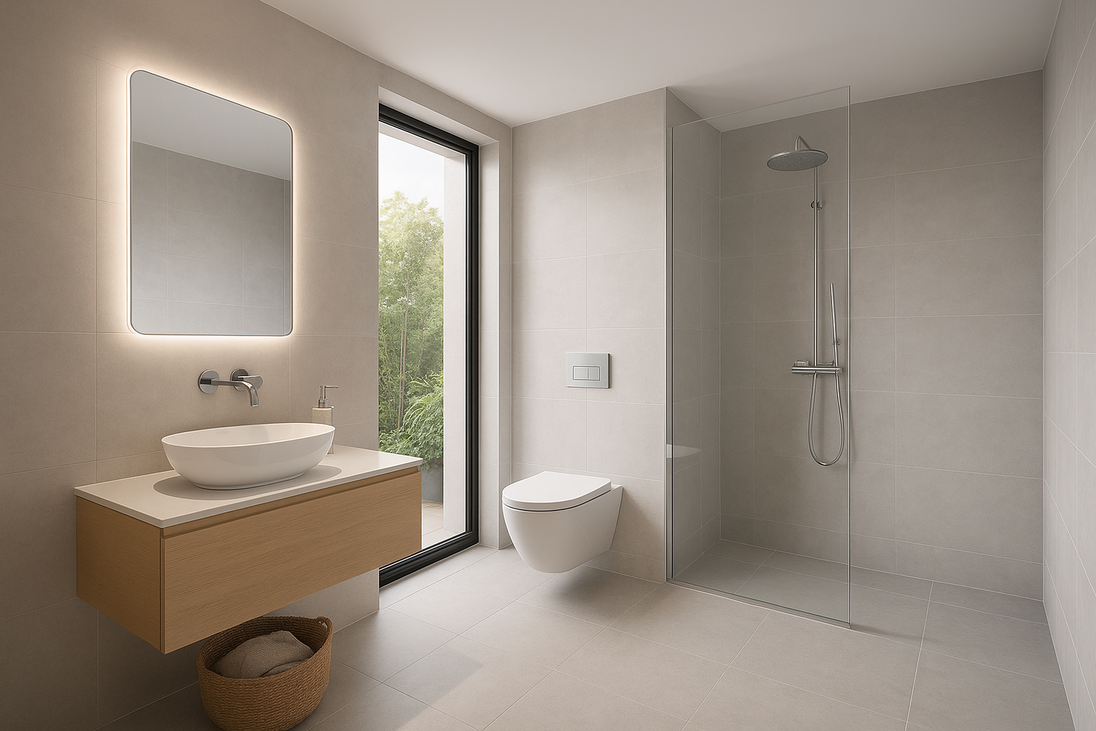 Cách phối hợp thiết bị vệ sinh để tạo không gian phòng tắm sang trọng