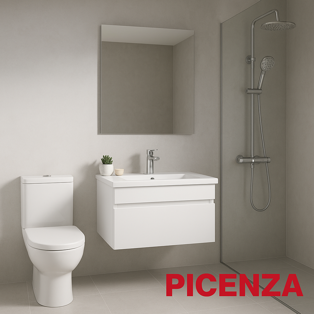 Xu hướng phòng tắm hiện đại 2025: Tối giản, thông minh và đậm dấu ấn Picenza