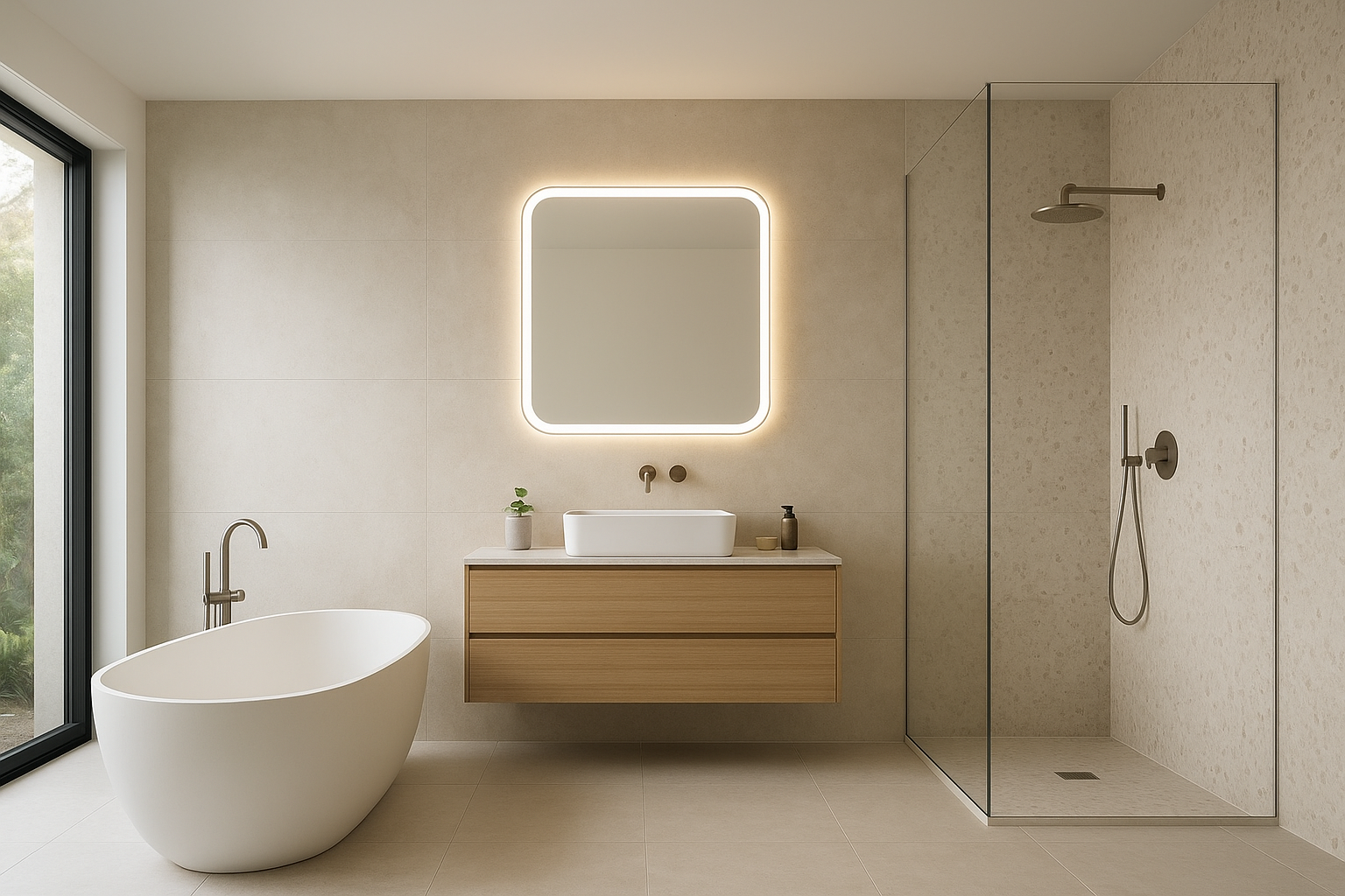 Những xu hướng thiết kế phòng tắm hiện đại năm 2025